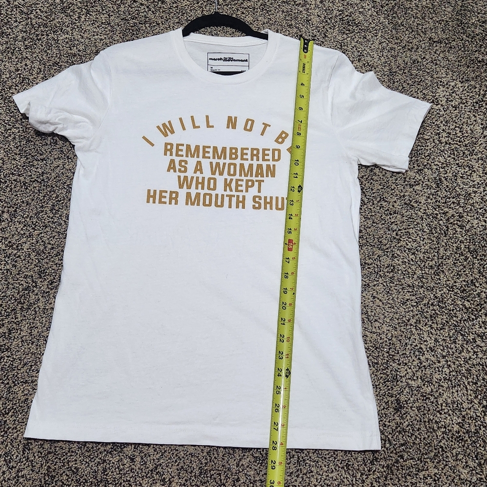 I Will Not Be Remembered as a Woman Who Kept Her Mouth Shut T-Shirt - Picture 6 of 6